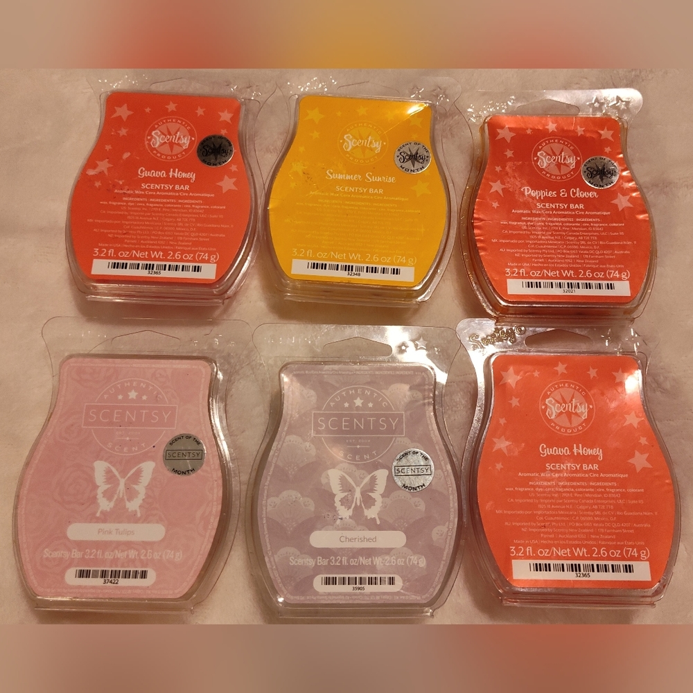 NEW! Scentsy Wax Bars (Bundle Of 6)